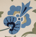 Load image into Gallery viewer, Motif close up, All-Over-Floral Floorcloth #8.