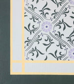Load image into Gallery viewer, Close up of corner of Beaux Arts Floorcloth #3.
