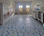 Load image into Gallery viewer, In-situ photo of Chambers House Floorcloth #1.