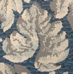 Load image into Gallery viewer, Close up of the fourth leaf stencil pass - Chambers House Floorcloth #1.