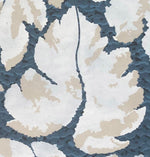 Load image into Gallery viewer, Close up of the second leaf stencil pass - Chambers House Floorcloth #1.