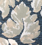 Load image into Gallery viewer, Close up of the third leaf stencil pass - Chambers House Floorcloth #1.