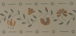Load image into Gallery viewer, CLose up of border motif - Edward Durant Floorcloth #4.