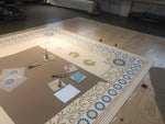 Load image into Gallery viewer, Graves Floorcloth #5 - production photo 3.