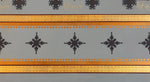 Load image into Gallery viewer, Close up of border - Humphries Floorcloth #2.