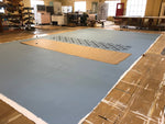 Load image into Gallery viewer, Production image, stencil pass #1 - Humphries Floorcloth #2.