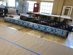 Load image into Gallery viewer, Rolled up and ready to be inserted in the outer tube - Humphries Floorcloth #2.