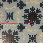 Load image into Gallery viewer, As this floorcloth is over 9.5' in width, special construction is required which results in a nearly invisible seam - Humphries Floorcloth #2.