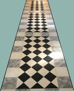 Load image into Gallery viewer, Full image of John Jay Homestead Floorcloth #1.