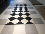 Load image into Gallery viewer, Production image 1 - John Jay Homestead Floorcloth #2.