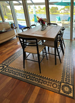 Load image into Gallery viewer, In-situ image of Maple Leaf Floorcloth #3.