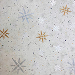 Load image into Gallery viewer, Close up of motifs, Milky Way Floorcloth #1.