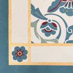 Load image into Gallery viewer, A close up of a corner of All-Over-Floral Floorcloth #6.