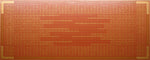 Load image into Gallery viewer, An image of the full version of Autumn Leaves Floorcloth #2 as a runner.