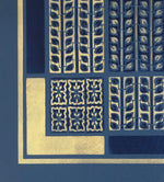 Load image into Gallery viewer, A close up of the corner of Autumn Leaves Floorcloth #6.