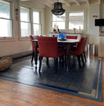 Load image into Gallery viewer, Another in-situ image of Autumn Leaves Floorcloth #6.
