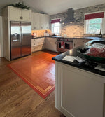 Load image into Gallery viewer, In-situ image, Autumn Leaves Floorcloth #7.