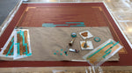 Load image into Gallery viewer, Second production image, Autumn Leaves Floorcloth #7.