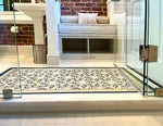 Load image into Gallery viewer, In-situ image of Beaux Arts #2 floorcloth.
