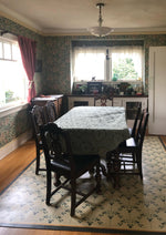 Load image into Gallery viewer, In-situ image of Bungalow Branches Floorcloth #2.