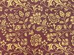 Load image into Gallery viewer, A close-up of the intricate floral pattern adorning this floorcloth runner..