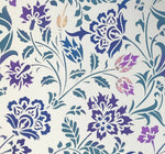 Load image into Gallery viewer, A single repeat of the floral pattern used for this floorcloth.