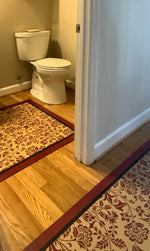 Load image into Gallery viewer, In-situ image of Chintz Floorcloth #5.