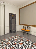 Load image into Gallery viewer, An in-situ image from Eidsvoll 1814 showing the floorcloth installed in the dining room.