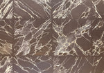 Load image into Gallery viewer, This is a close up of the one foot tile squares, based on Emperador Dark marble tile.
