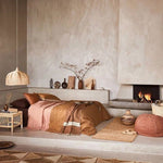 Load image into Gallery viewer, The palette inspiration for this floorcloth.
