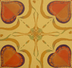 Load image into Gallery viewer, A close up of pattern for Honeymoon Floorcloth #1.