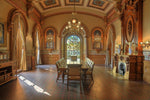 Load image into Gallery viewer, The floorcloth installed, wall-to-wall, at the Hay House in Macon, Georgia.