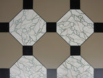 Load image into Gallery viewer, Close up of Hamilton Grange Floorcloth pattern.