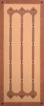 Load image into Gallery viewer, Full image of Leaded Glass Floorcloth #1.
