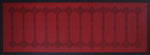Load image into Gallery viewer, A full image of Leaded Glass Floorcloth #3 in the form of a runner.