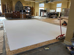 Load image into Gallery viewer, The completed 15' x 23' floorcloth base.