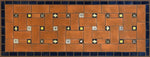 Load image into Gallery viewer, Full image of Mexican Tile Floorcloth #1.