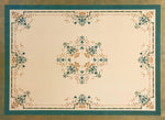 Load image into Gallery viewer, The full image of this floorcloth based on a classic European ceiling design.