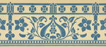 Load image into Gallery viewer, Close up of this floorcloth's border element.