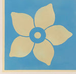 Load image into Gallery viewer, A close up of the corner of this floorcloth.