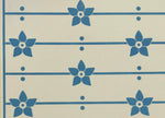 Load image into Gallery viewer, A close up of the center pattern of this floorcloth based on a design by Christopher Dresser, c. 1875.