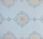 Load image into Gallery viewer, A close up of the center medallion pattern - Mudcloth Floorcloth #1.