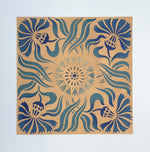 Load image into Gallery viewer, A close up of the Thistle Tile motif.