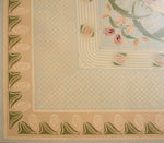 Load image into Gallery viewer, A close up of the corner of Wunderlich Floorcloth #1.