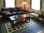 Load image into Gallery viewer, Another in-situ image of Wunderlich Floorcloth #3.
