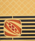 Load image into Gallery viewer, A close up of the corner of Wunderlich Floorcloth #4.