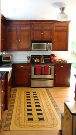 Load image into Gallery viewer, An in-situ image of Wunderlich Floorcloth #4.