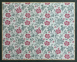 Load image into Gallery viewer, Full image of this floorcloth based on a lovely all-over floral pattern that is organic in its execution, creating a carpet of blooms, buds, and leaves.