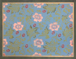 Load image into Gallery viewer, Full image of Wild Roses Floorcloth #4.
