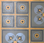 Load image into Gallery viewer, X's and O's Floorcloth Series Image